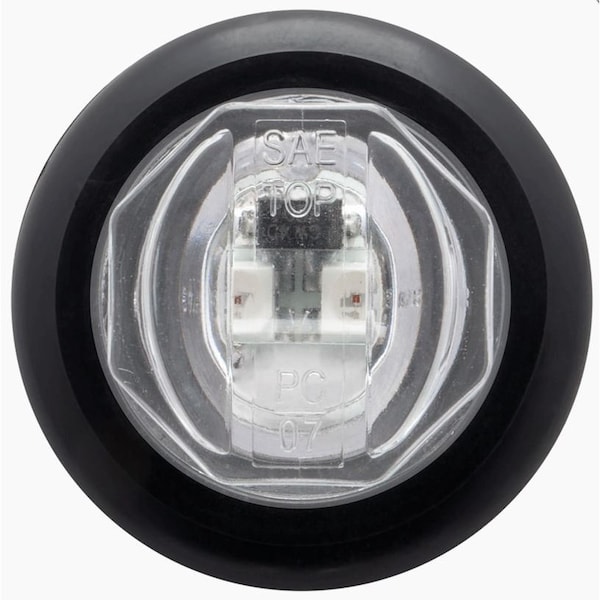 Optronics Clear Lens Yellow 3/4in. Pc Rated Marker/Clearance Light With A11Gb Grommet MCL11CAKB - main